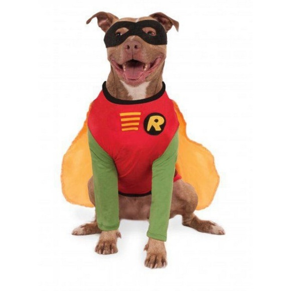 DC Comics Robin Pet Costume for Big Dogs by Rubies - Size 3XL